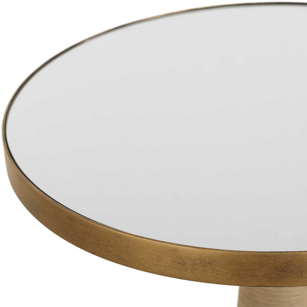 Uttermost Terra Brass Accent Table