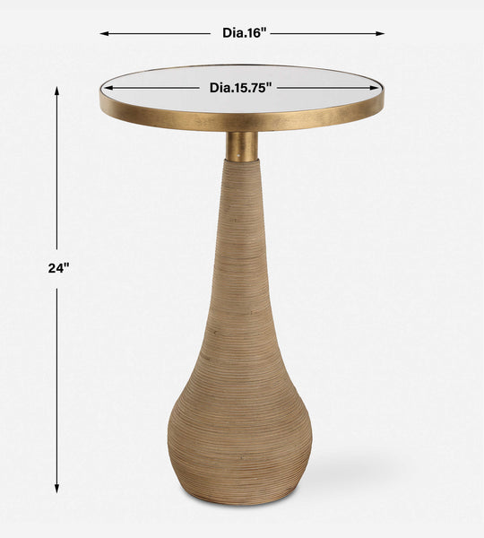 Uttermost Terra Brass Accent Table