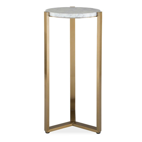 Uttermost Pietra Carrara Marble Drink Table
