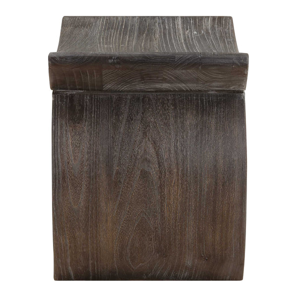 Uttermost Connor Walnut Accent Stool