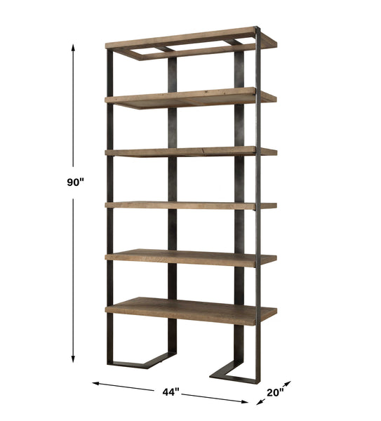 Uttermost Felix Reclaimed Oak Etagere