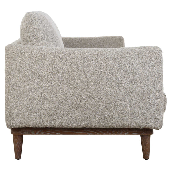 Uttermost Freefall Gray Ceruse Sofa