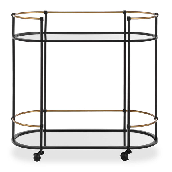 Uttermost Andre Iron Bar Cart