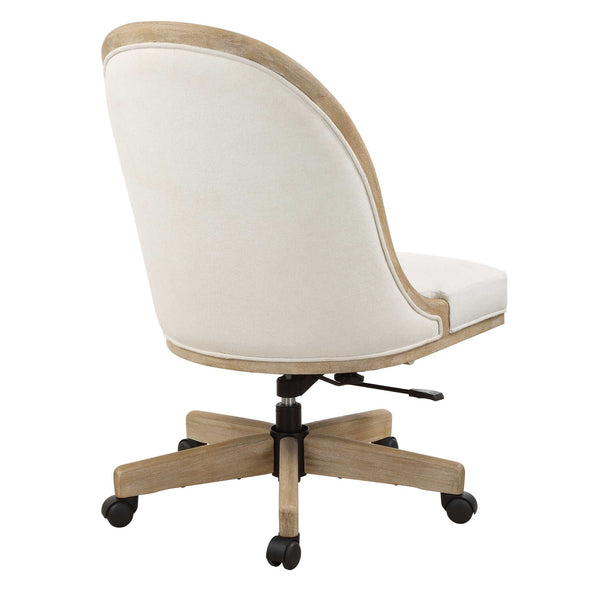 Uttermost Lithe Light Oak Desk Chair