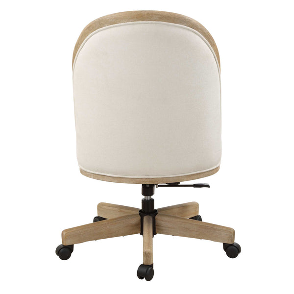 Uttermost Lithe Light Oak Desk Chair