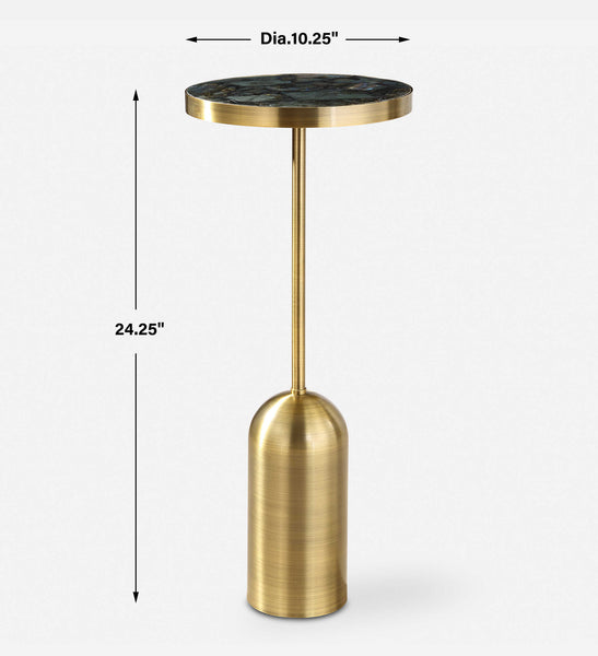 Uttermost Pascal Brass Drink Table