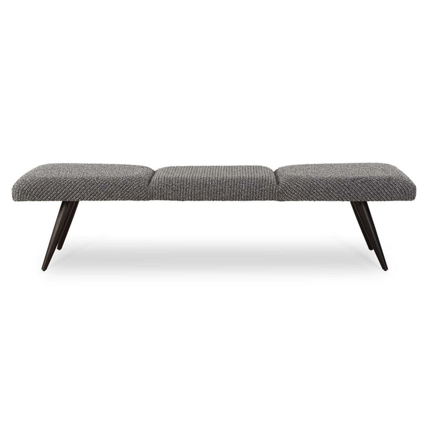 Uttermost Bowtie Charcoal Fabric Bench