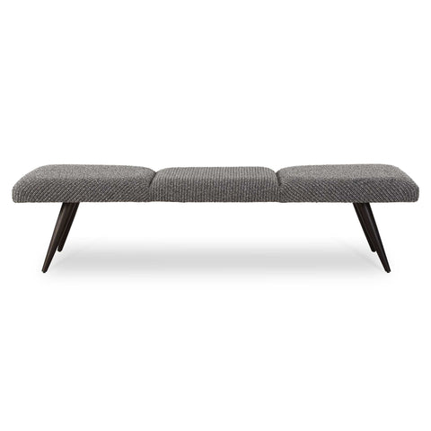 Uttermost Bowtie Charcoal Fabric Bench