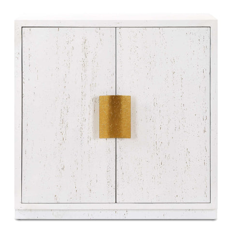 Uttermost Emma 2 Door White Cabinet