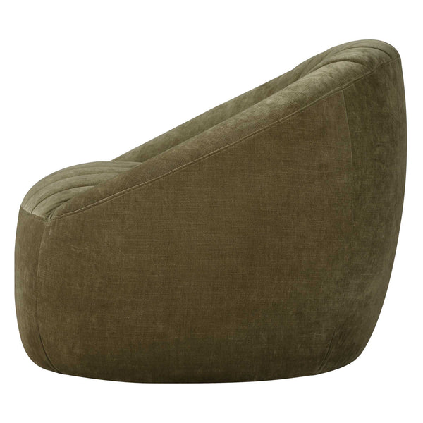 Uttermost Narrows Moss Green Swivel Chair