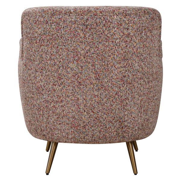Uttermost Gemstone Confetti Toned Accent Chair