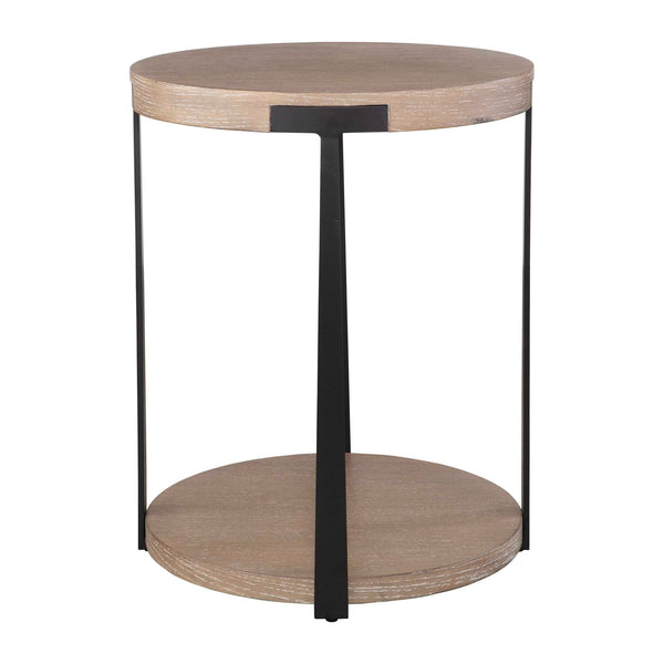 Uttermost Palisade Natural Round Side Table