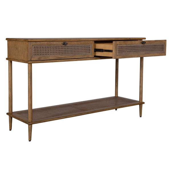 Uttermost Coast Rattan Console Table