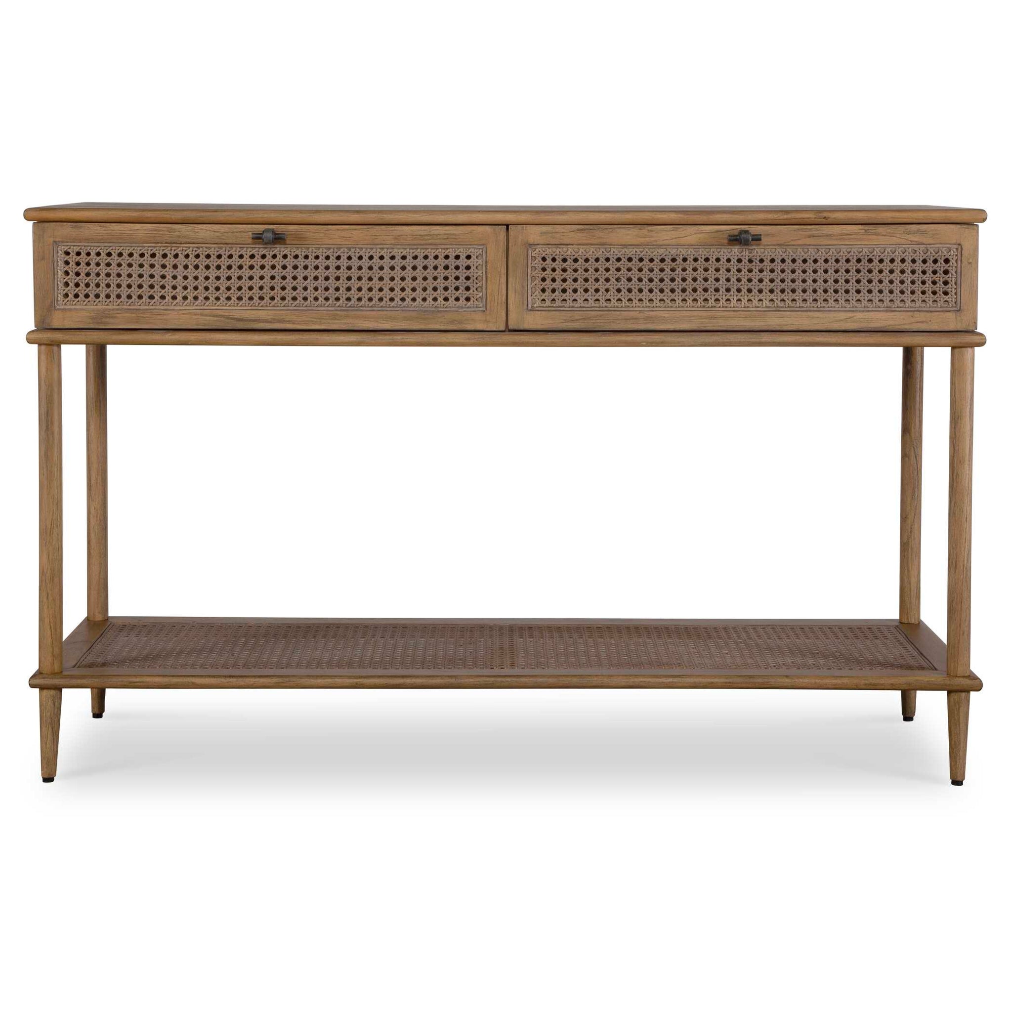 Uttermost Coast Rattan Console Table