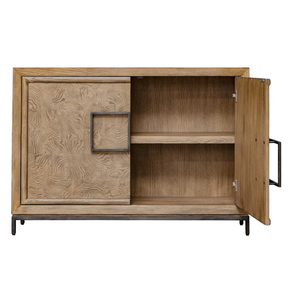 Uttermost Paltrow Burl 2 Door Cabinet