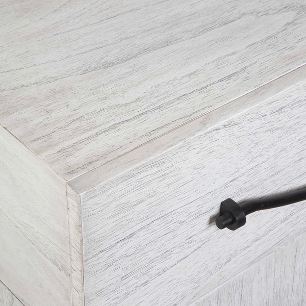 Uttermost Vivi 3 Drawer White Chest