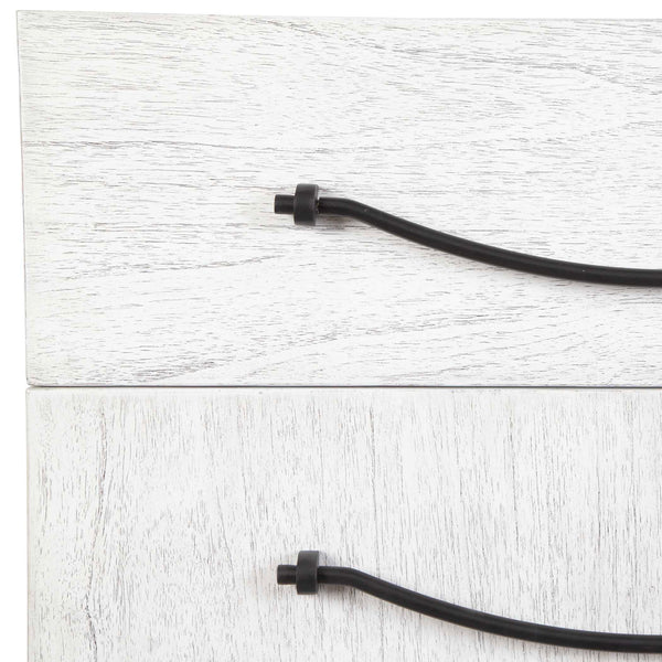 Uttermost Vivi 3 Drawer White Chest