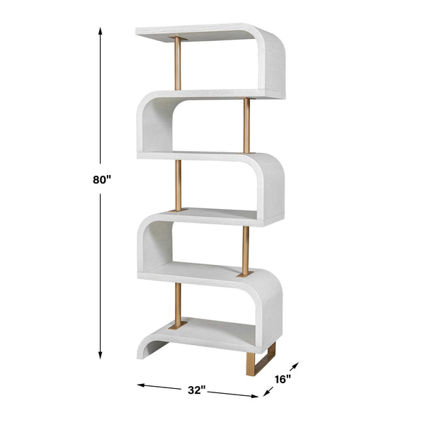 Uttermost Bia White Etagere