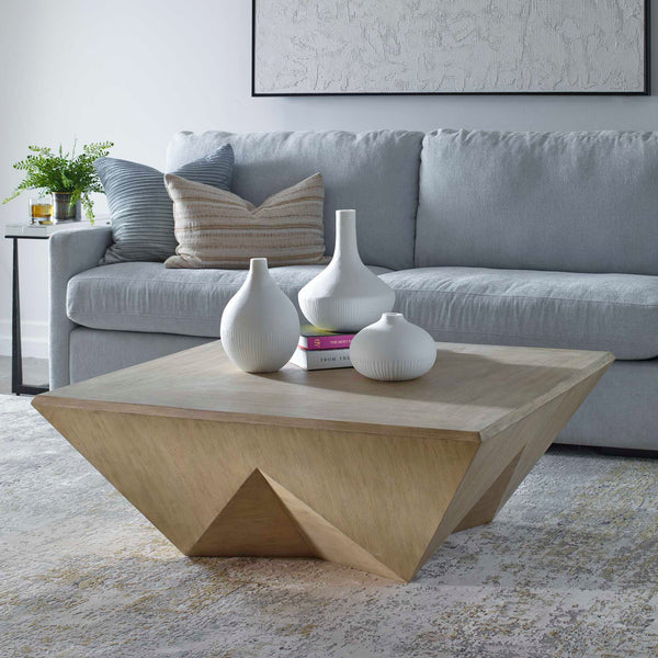 Uttermost Collins Modern Light Gray Coffee Table