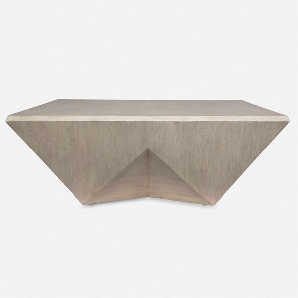 Uttermost Collins Modern Light Gray Coffee Table