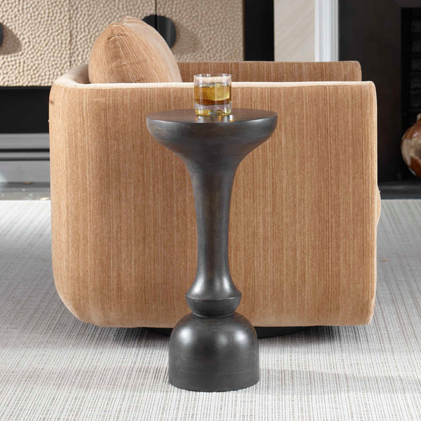 Uttermost Gambit Hourglass Accent Table