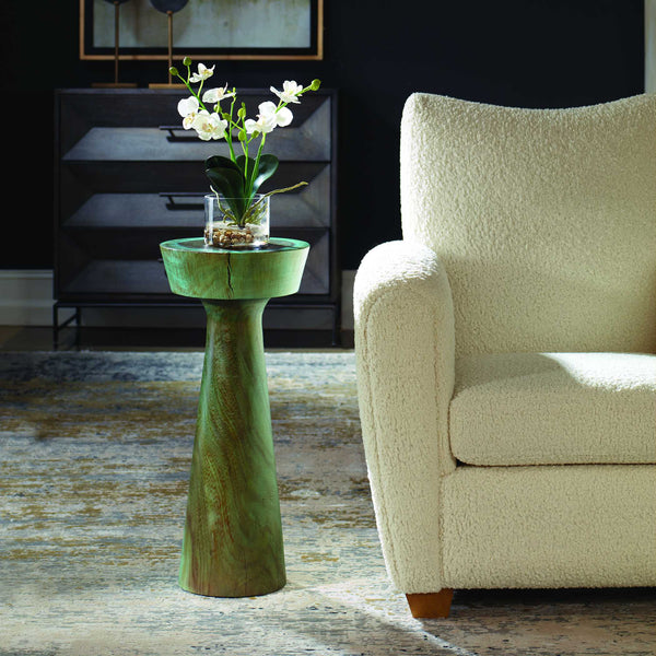 Uttermost Mano Blue-Green Drink Table