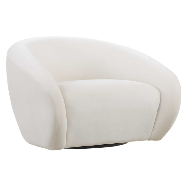 Uttermost DeSoto Cream Swivel Chair