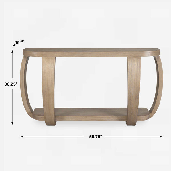 Uttermost Adona Wood Console Table