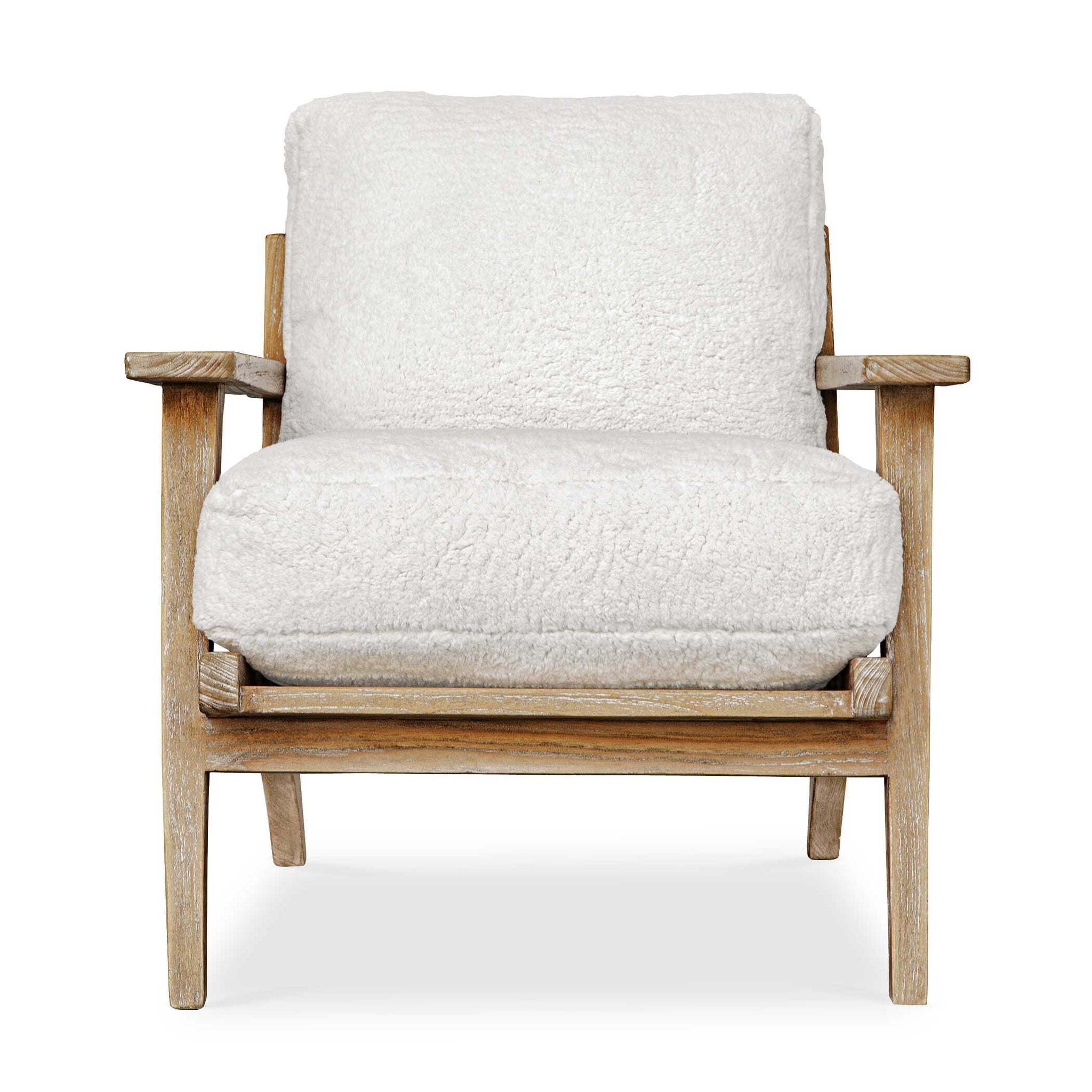 Uttermost Laid Back Sheepskin Accent Chair