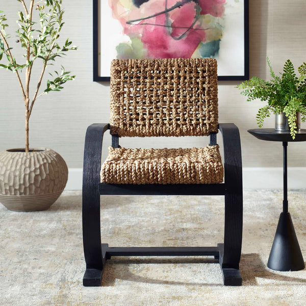 Uttermost Rehema Black Dining Chair