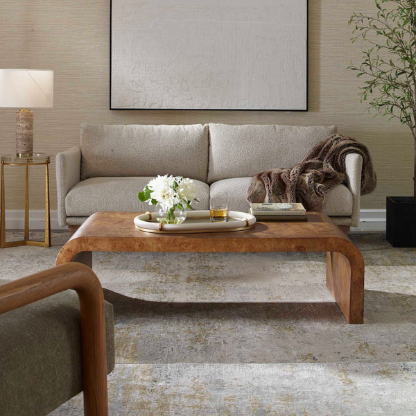 Uttermost Carraway Burl Wood Coffee Table