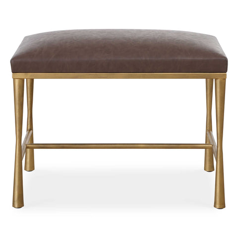 Uttermost Reform Gold Small Bench