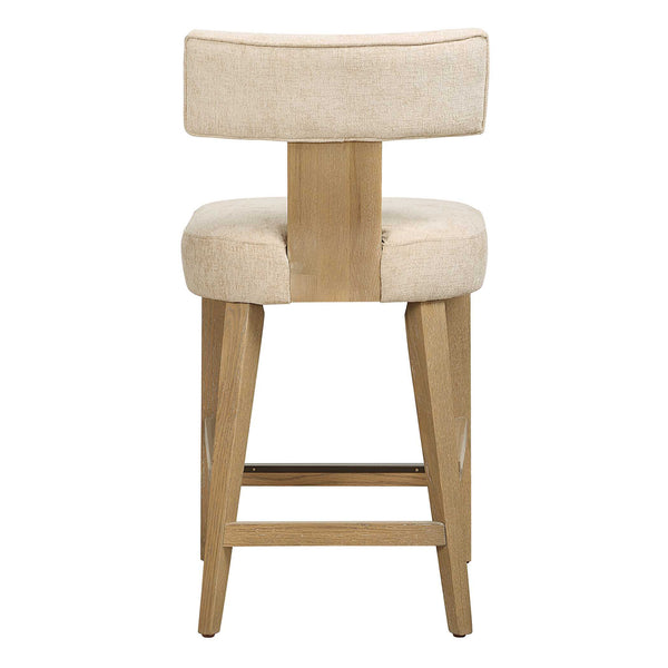 Uttermost Elysian Sand Counter Stool