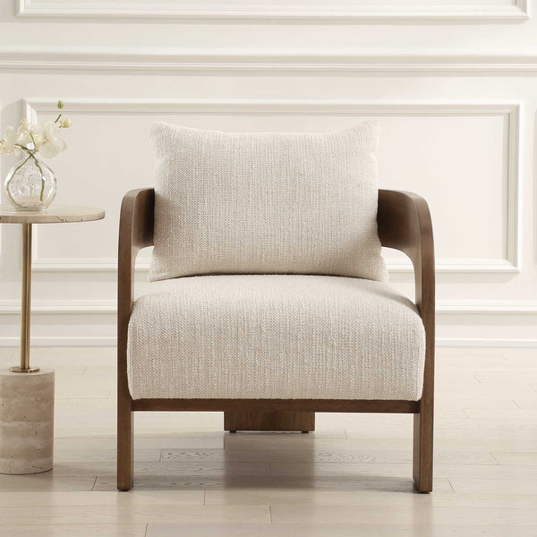 Uttermost Rowan Ivory Accent Chair
