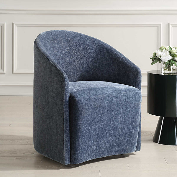 Uttermost Harbor Blue Dining Chair