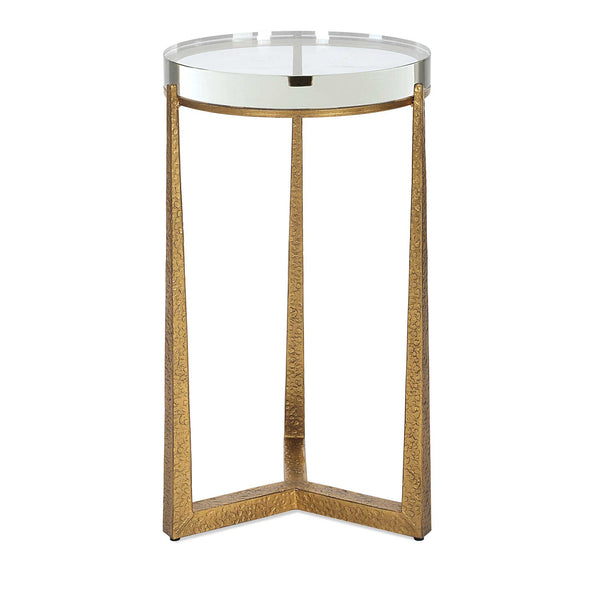 Uttermost Midas Antique Gold Accent Table