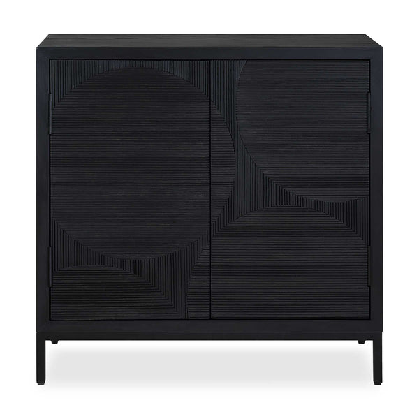 Uttermost Beswick Black 2 Door Cabinet