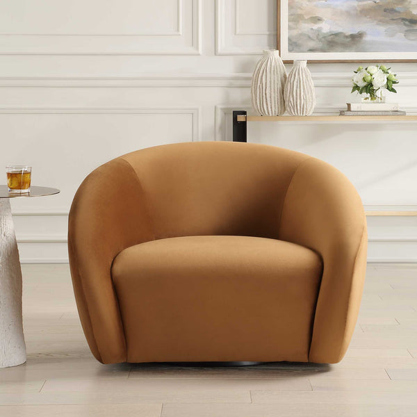 Uttermost DeSoto Hazelnut Swivel Chair