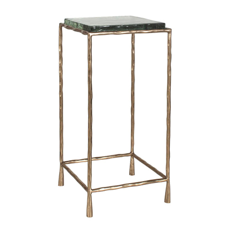Uttermost Ovard Antiqued Gold Accent Table