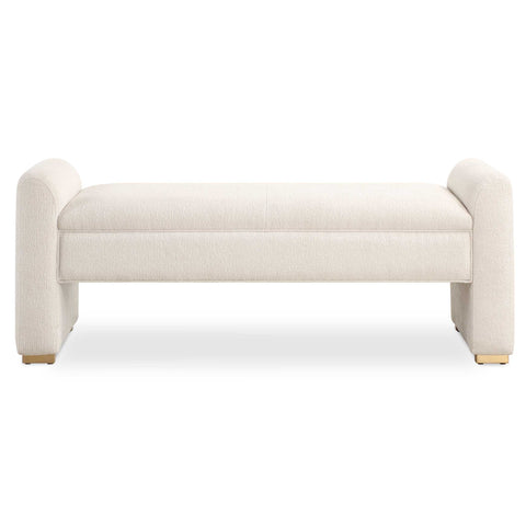 Uttermost Caliste Ivory Bench