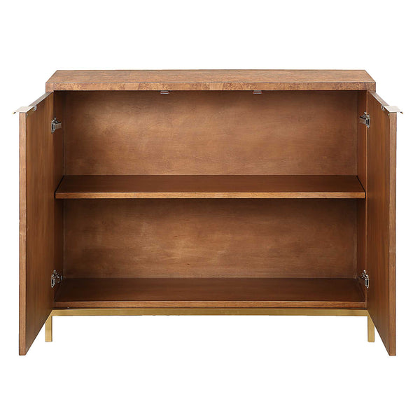 Uttermost Jethro Burl 2 Door Cabinet