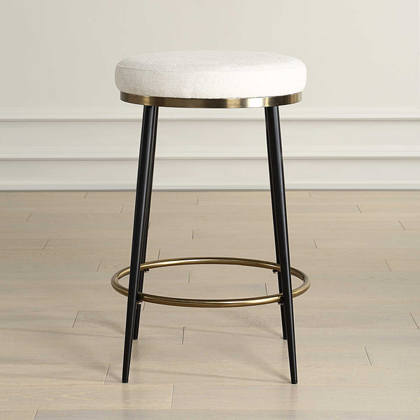 Uttermost Ensemble Cream Counter Stool