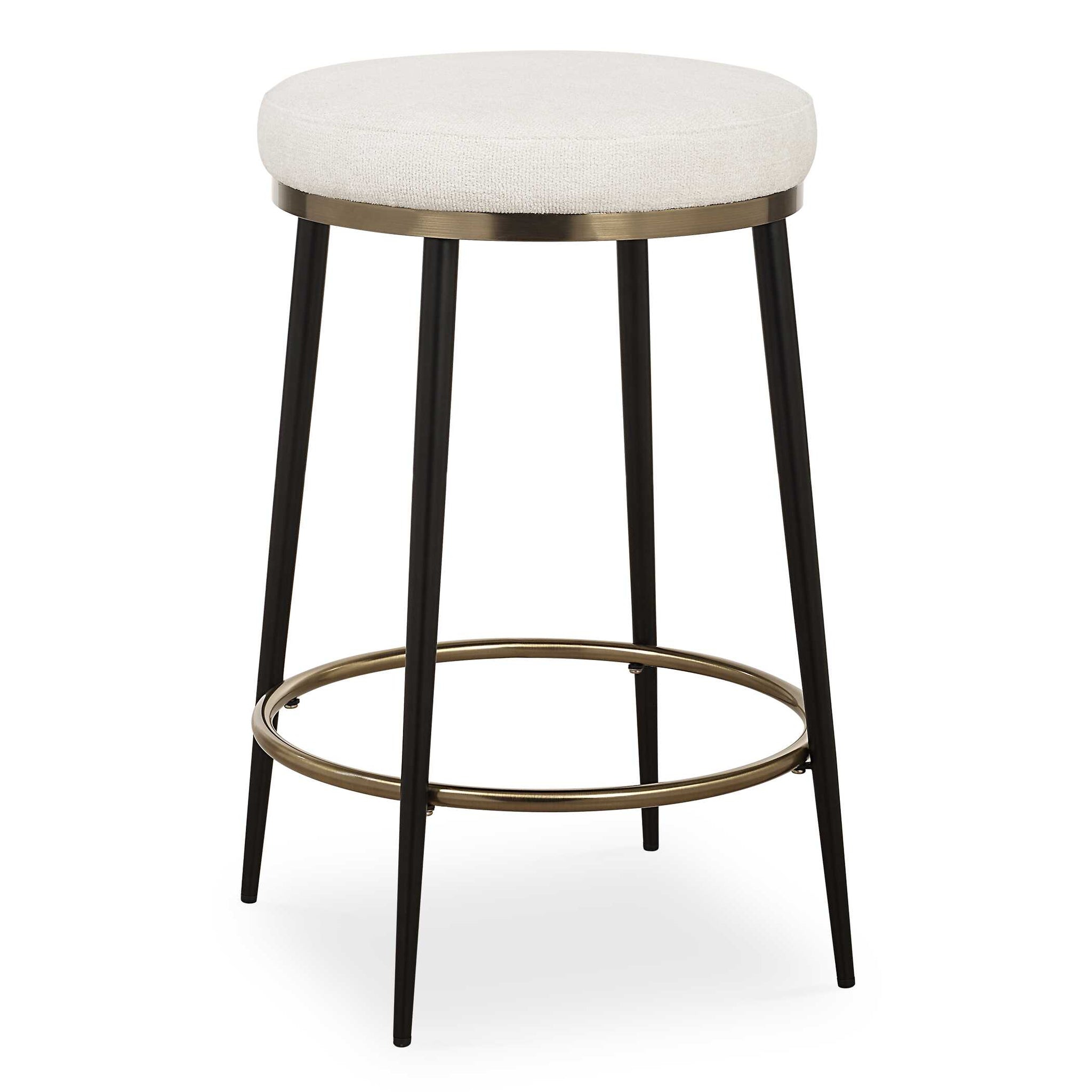 Uttermost Ensemble Cream Counter Stool