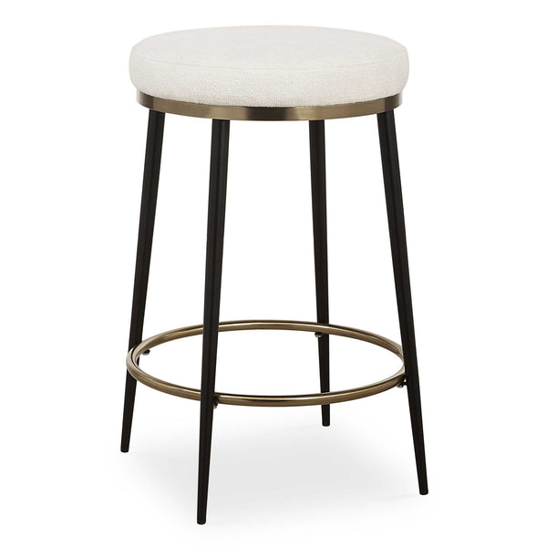 Uttermost Ensemble Cream Counter Stool