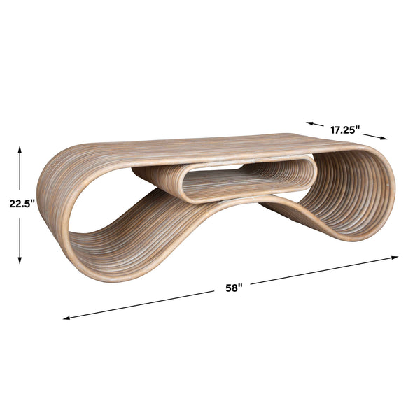 Uttermost Montrose Rattan Coffee Table