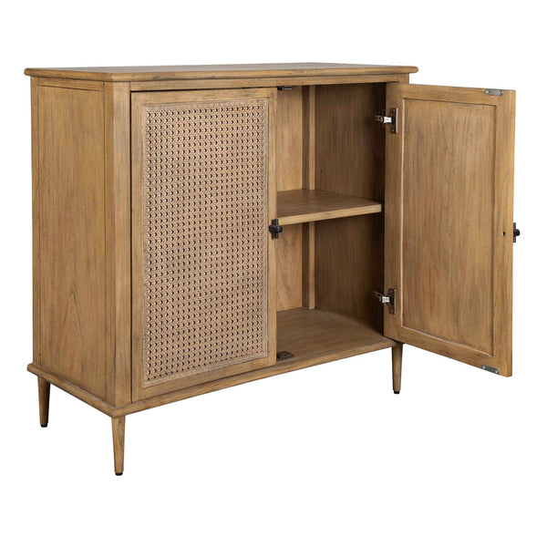 Uttermost Coast 2 Door Rattan Cabinet
