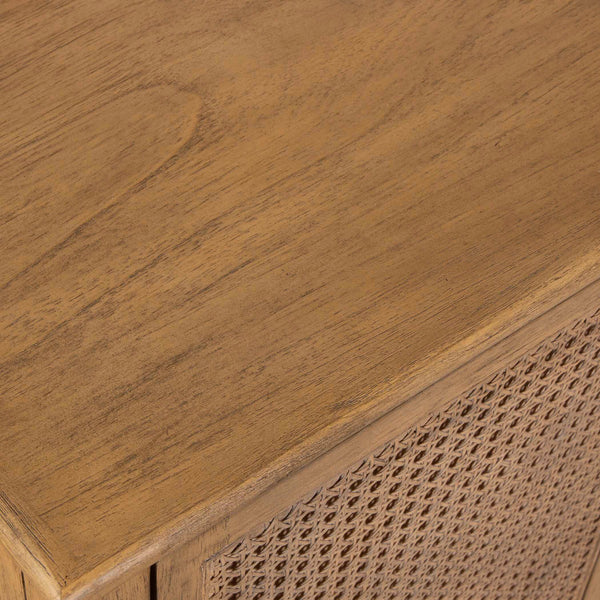 Uttermost Coast 2 Door Rattan Cabinet