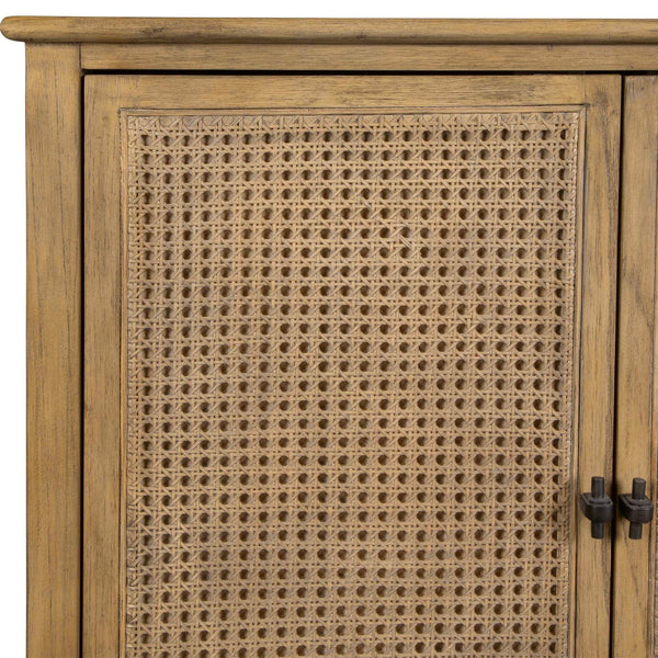 Uttermost Coast 2 Door Rattan Cabinet