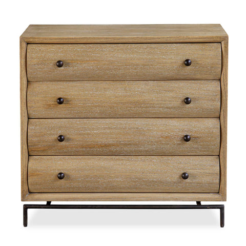 Uttermost Millard Curved 4 Drawer Chest