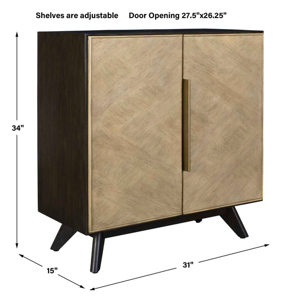 Uttermost Reina Modern 2 Door Cabinet